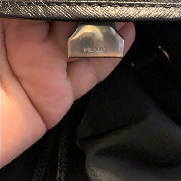 Authenic PRADA Tessuto Nylon Leather Backpack - Picture 12 of 13